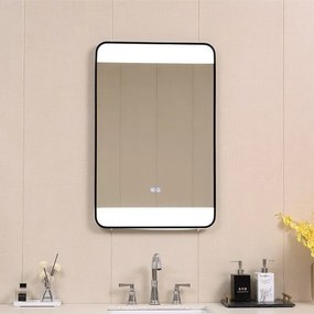 LED огледало с нагревател ICL 1854, 85x55см