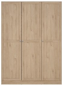 Гардероб в дъбов декор в естествен цвят 147x200 cm Billund - Tvilum