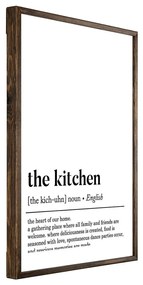 Плакат в рамка 50x70 cm Kitchen - Wallity