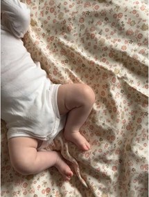 Бежово детско спално бельо от органичен памук 70x100 cm Augusta – Cam Cam Copenhagen