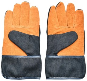 Синьо-оранжеви градински ръкавици Denim - Esschert Design