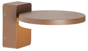 Модерна външна стенна лампа ръждиво кафява с LED IP54 - Esmee