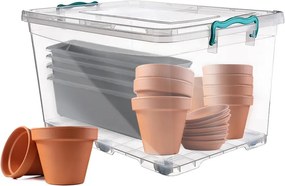 Кутия за съхранение с колелца , 50 л - Orion