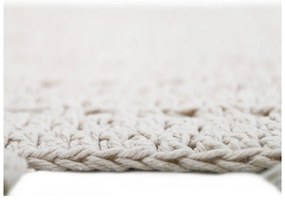 Кремав детски килим ø 120 cm Nila Ecru – Nattiot