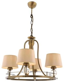 Полилей на верига NARA 4xE27/40W/230V месинг