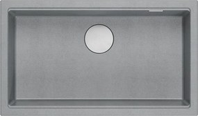 гранитна мивка Logan 110 Grey Metallic