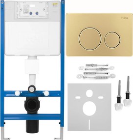 КОМПЛЕКТ СТЕЛАЖ ЗА ВГРАЖДАНЕ Е K011A-Q Rea I Brush Gold