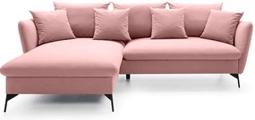 Ъглов диван Vitalia-Pink-Left