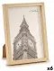 Рамка за снимки 15,6 x 2 x 20,7 cm Кафяв Пластмаса (6 броя)