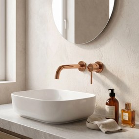 СМЕСИТЕЛ за вграждане Rea Lungo Copper + BOX