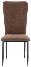 Кафяви трапезни столове в комплект от 4 бр. Holly – Marckeric