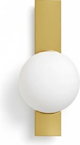 APP1758-1W Applique murale brossée or/blanc