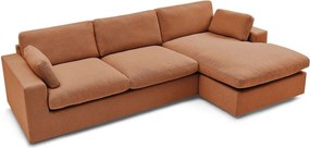 Оранжев ъглов диван Belair – Bobochic Paris