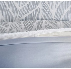 Синьо единично спално бельо от жакард 140x200 cm Florida – My House