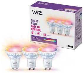 К-кт 3x LED RGBW Димируема крушка PAR16 GU10/4,7W/230V 2200-6500K Wi-Fi - WiZ