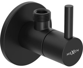Mexen R2 ъглов вентил за батерия 1/2"x3/8", черен - 79972-70