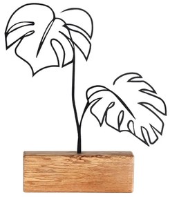 Метална статуетка Leaves - Mioli Decor