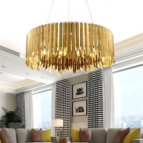 Лампа APP1764-8CP metal GOLD