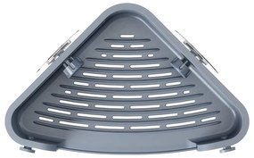 Син ъглов рафт за баня без пробиване от рециклирана пластмаса Flex – Umbra