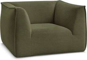 Зелено кресло от рипсено кадифе Giorgia – Bobochic Paris