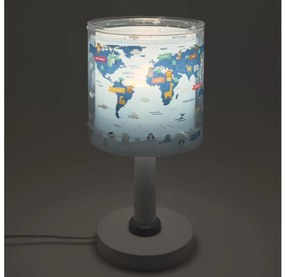 Dalber 40671 - LED детска лампа WORLD 1xG4/4W/230V синя