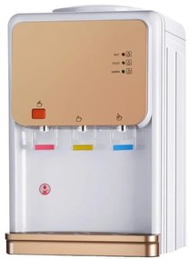Диспенсър за вода Elite WDC-2525W, Компресорен R600a, 50-550W, 10-85C, 3 температурни настройки, Бежов/бял