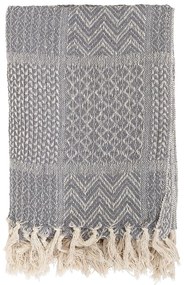Сиво одеяло , 130 x 160 cm Throw - Bloomingville