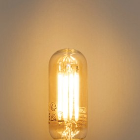 Комплект от 5 димируеми LED крушки E14 златни T25 4W 300 lm 2200K