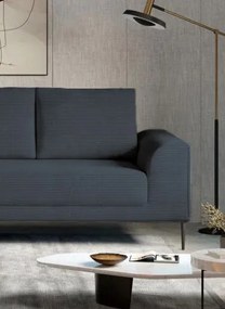 Ъглов диван Holland Mini-тъмно сив-ляв