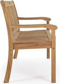 Градинска пейка от масивно дърво в естествен цвят Noemi – Bizzotto