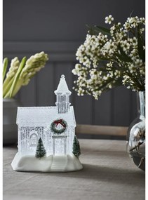 Бяла коледна светлинна украса Chapelle – Markslöjd