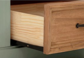 Светлозелена маса за телевизор от масивен бор 160x50 cm Selma – Støraa