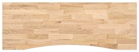 4009015 vidaXL Плот на бюро 140x60x2,5 cm необработен масивен дъб правоъгълна