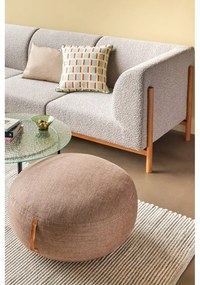 Черна кръгла масичка за кафе със стъклен плот ø 80 cm Orbit – Hübsch