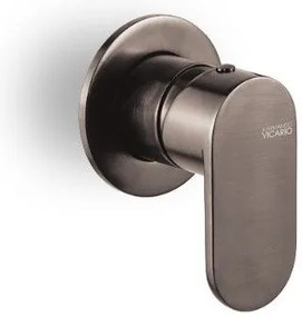 стена смесител за кран Slim Vicario -Черен-четка