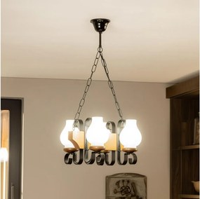 Brilagi - Пендел QUEEN 4xE14/40W/230V бук/орех