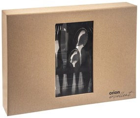 Прибори за хранене от неръждаема стомана в сребрист цвят 24 бр. Satin – Orion