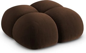 Тъмнокафява кадифена табуретка Loretto – Cosmopolitan Design