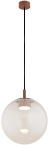 Argon 8829 - Пендел SACRAMENTO 1xGX53/8W/230V прозрачен/кафяв