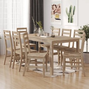 Sonata H Градински трапезни столове, 8 бр, акация масив
