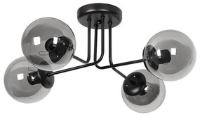 Плафон ЛЕО, черен/сив, 4xE27