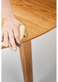 Сгъваема трапезна маса от масивен дъб в естествен цвят 100x220 cm Amalfi – Hammel Furniture