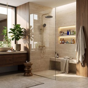 Комплект за душ PREMIUM Rea Como M2 Brush Gold