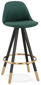 Тъмнозелен мини бар стол, височина на седалката 65 cm Carry - Kokoon