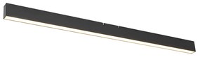 Черен таванен аплик с LED 3-степенна димираща 2700-4000K - Keane