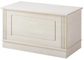 Бяла ракла от масивен бор 80x45 cm Anita – Støraa