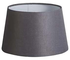 Ленен абажур сив 25/16