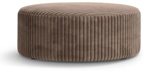 Кафява табуретка от рипсено кадифе Dia – Micadoni