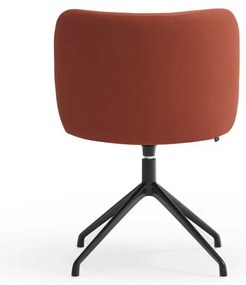 Тапициран трапезен стол в тухлен цвят Mogi – Teulat