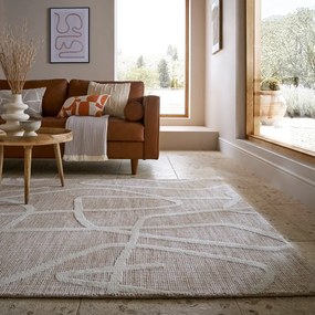 Бежов килим 120x170 cm Micah – Flair Rugs